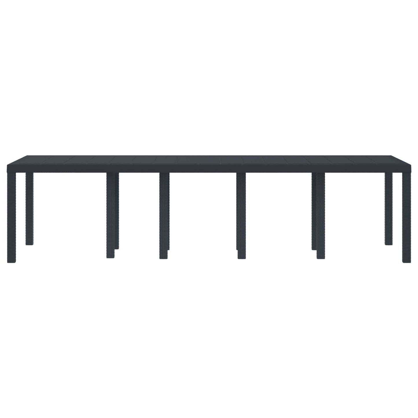 Havemøbel Bord Antracit 300 x 100 x 73 cm polyrattan