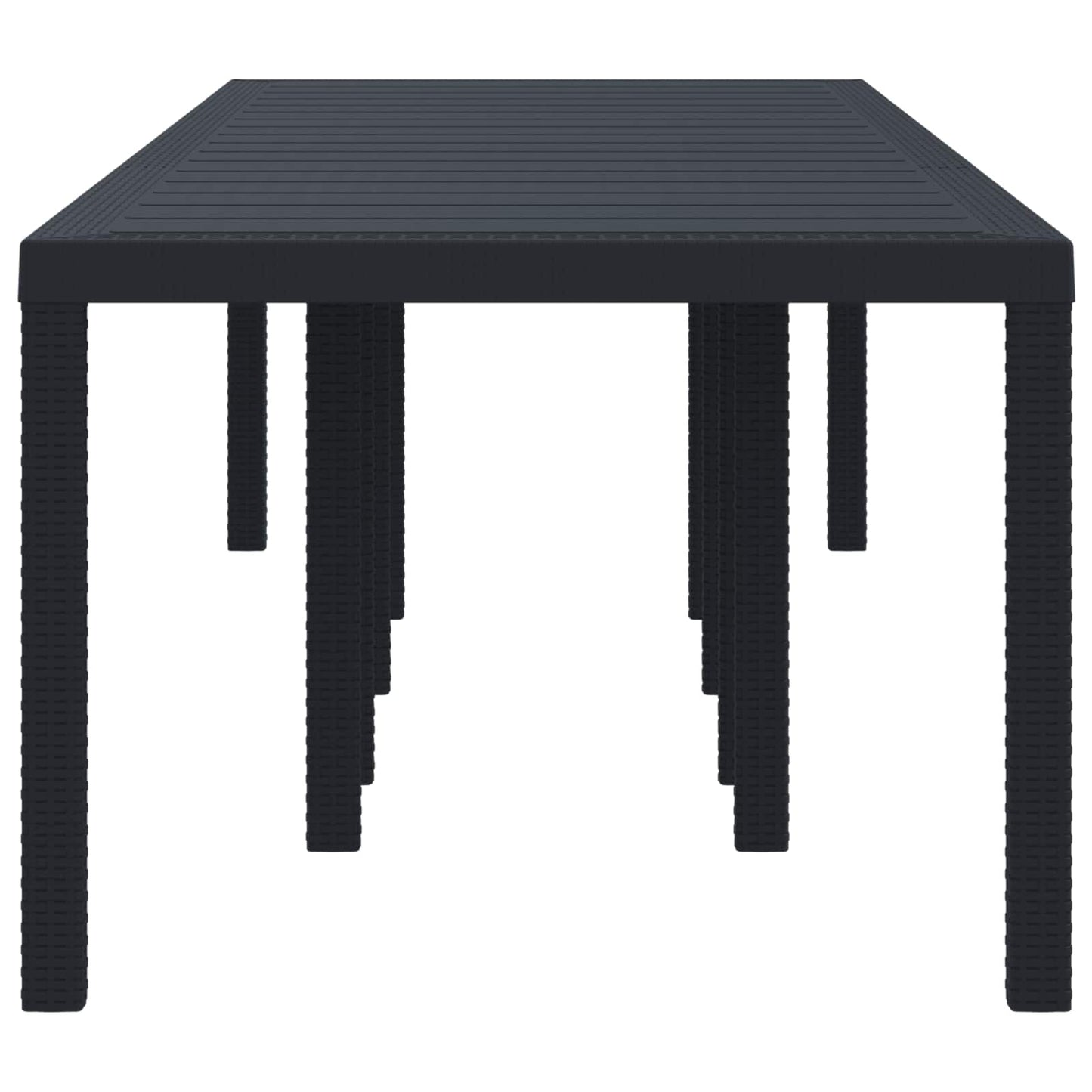 Havemøbel Bord Antracit 300 x 100 x 73 cm polyrattan
