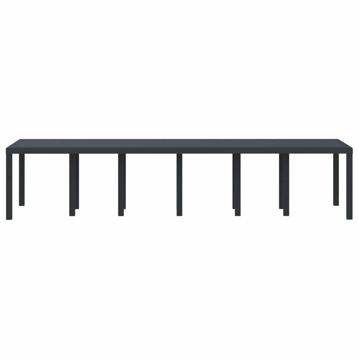 Havemøbel Bord Antracit 350 x 100 x 74 cm polyrattan