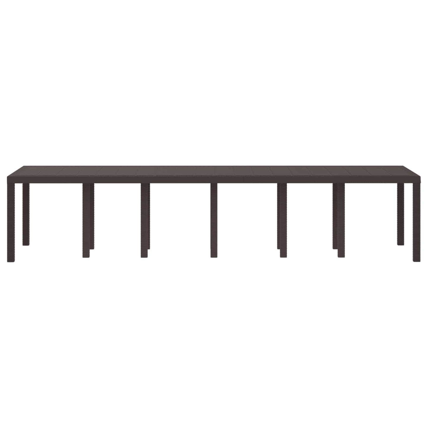 Havemøbel Bord Brun 350 x 100 x 74 cm polyrattan