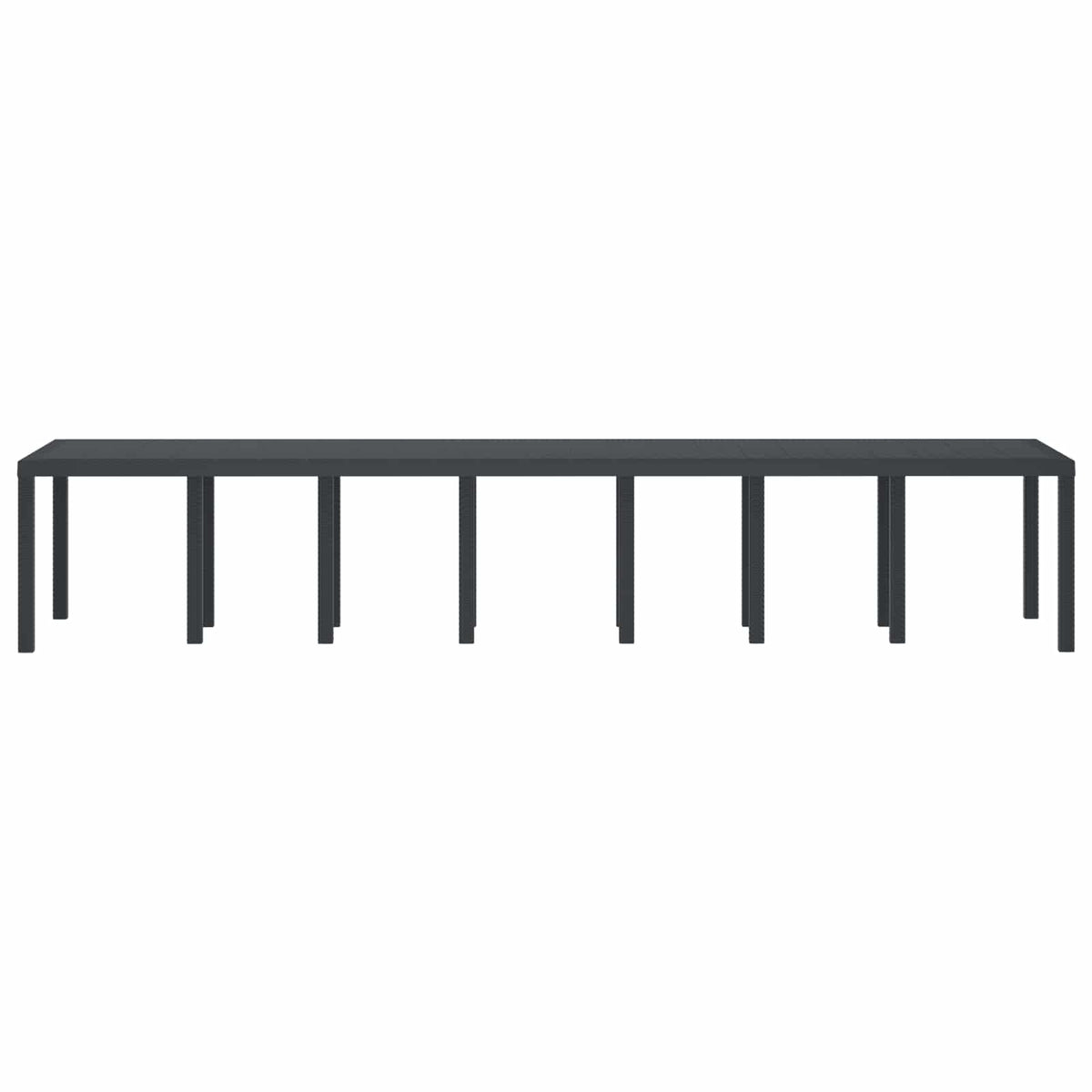 Havemøbel Bord Antracit 400 x 100 x 73 cm polyrattan