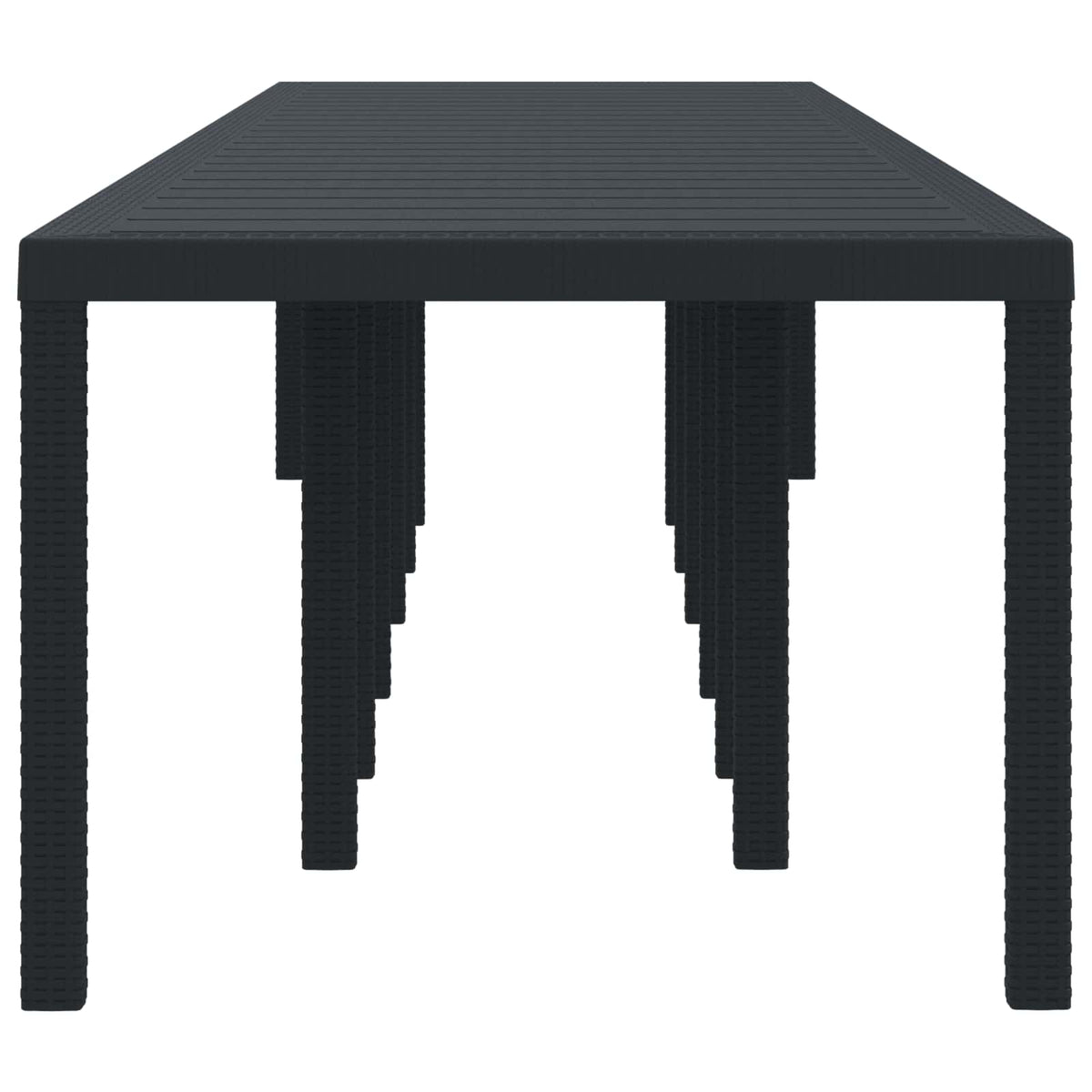Havemøbel Bord Antracit 400 x 100 x 73 cm polyrattan