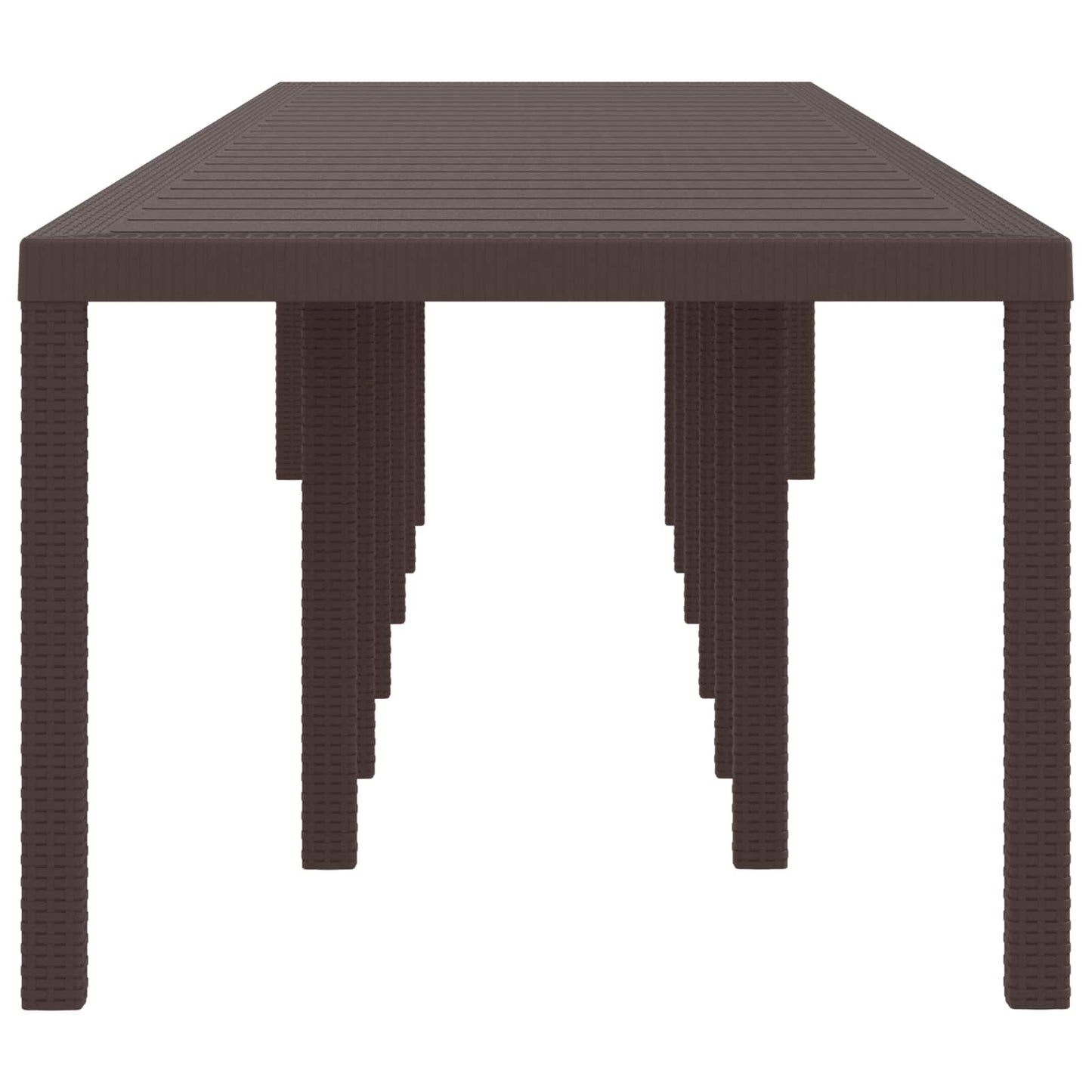 Havemøbel Bord Brun 400 x 100 x 73 cm polyrattan