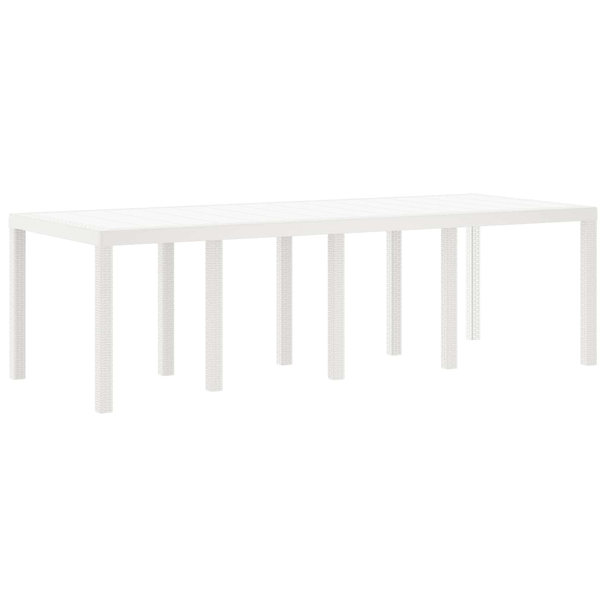 Have Spisebordssæt 11 stk. Hvid Polypropylen