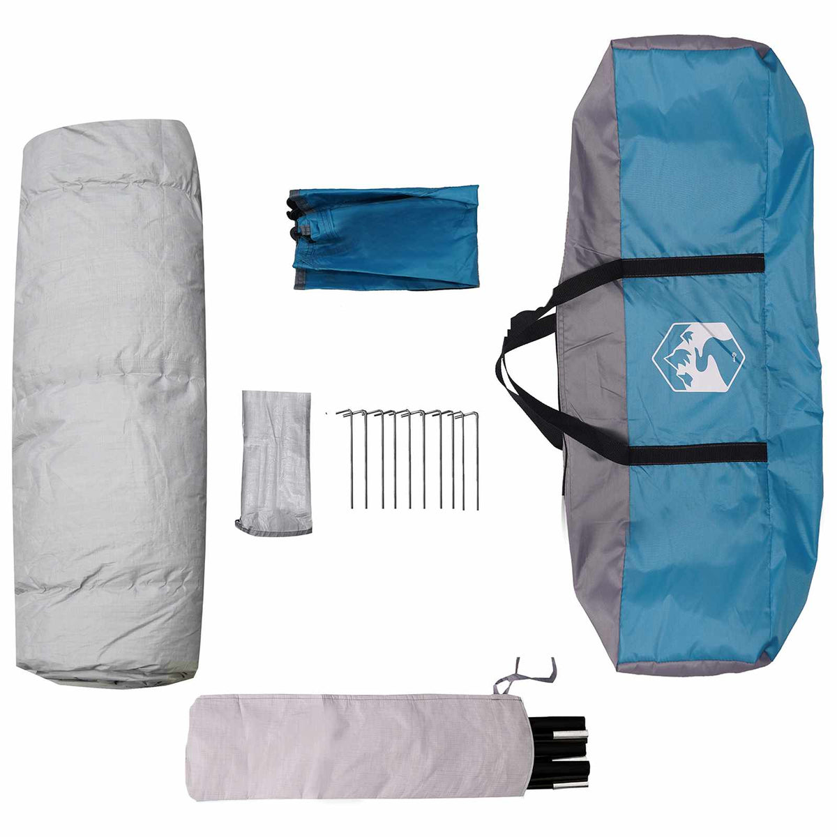 3-personers Blå 185T Polyester