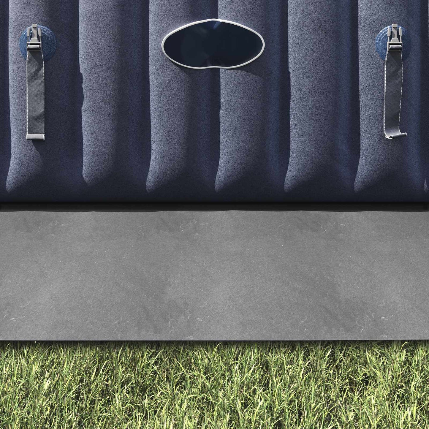Pool Bundark 396 x 396 x 0,1 cm Firkantet Non-woven stof