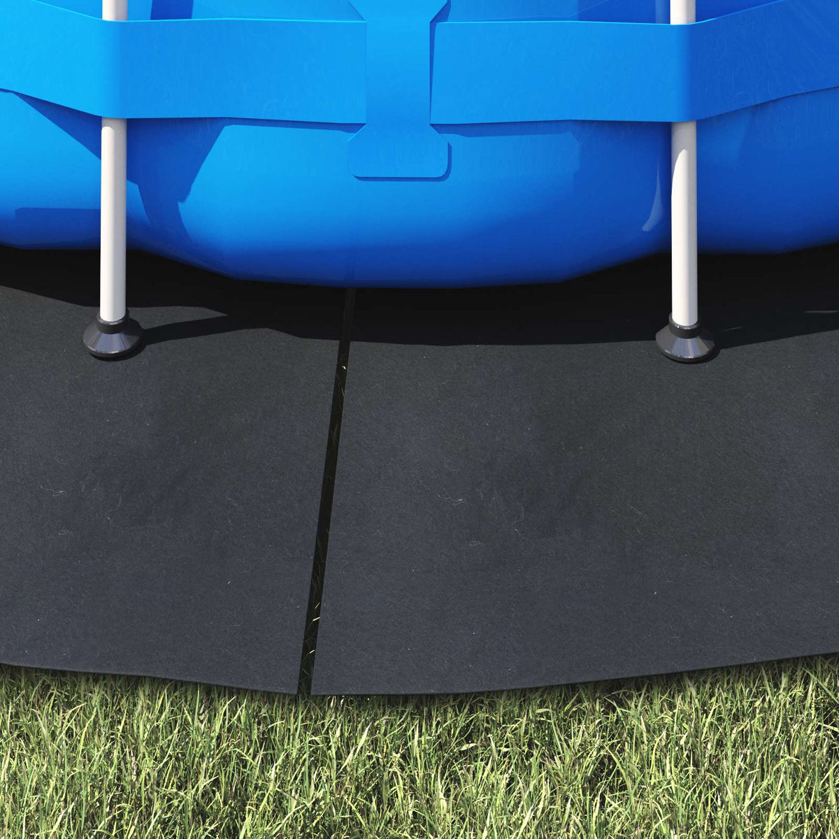 Pool Bundark Ø 244 cm (1 mm) Rund Non-woven stof Sort
