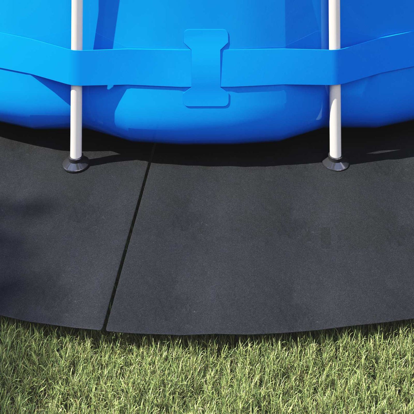 Pool Bundark Ø 458 cm (1 mm) Rund Non-woven stof Sort