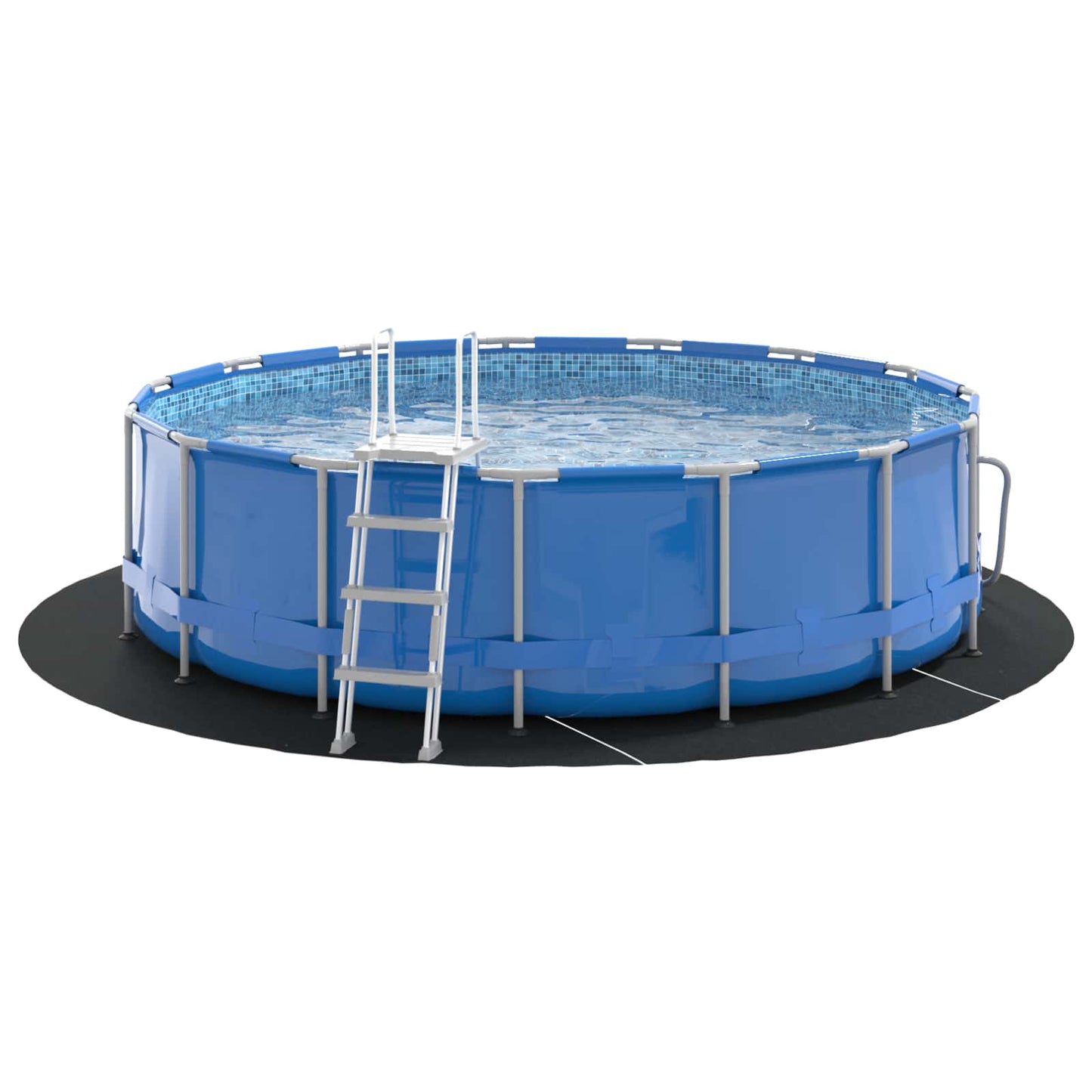 Pool Bundark Ø 366 cm (2 mm) Rund Non-woven stof Sort