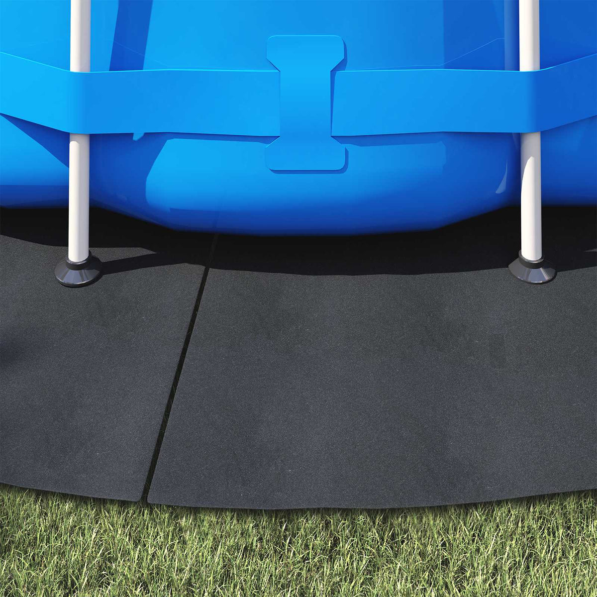 Pool Bundark Ø 428 cm (2 mm) Rund Non-woven stof Sort