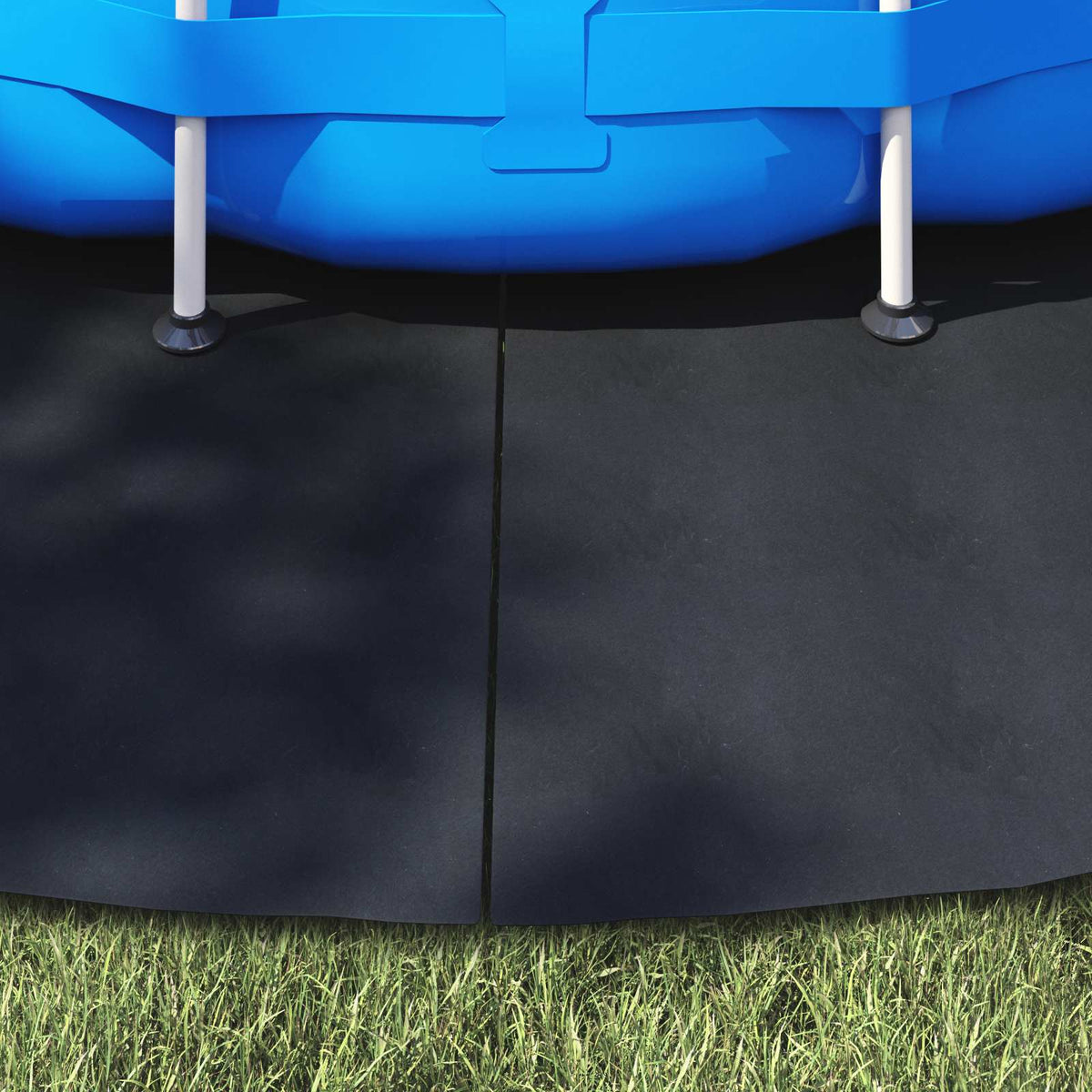 Pool Bundark Ø 500 cm (2 mm) Rund Non-woven stof Sort