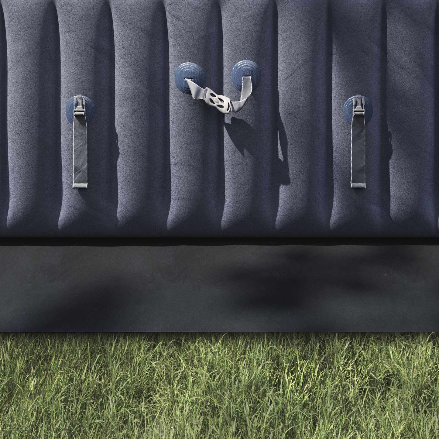 Pool Bundark 500 x 250 x 0,1 cm Rektangulær Non-woven stof Sort