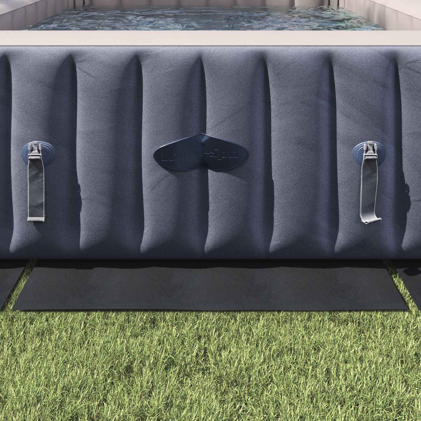 Pool Bundark 550 x 280 x 0,1 cm Rektangulær Non-woven stof Sort