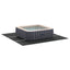 Pool Bundark 396 x 396 x 0,1 cm Firkantet Non-woven stof Sort