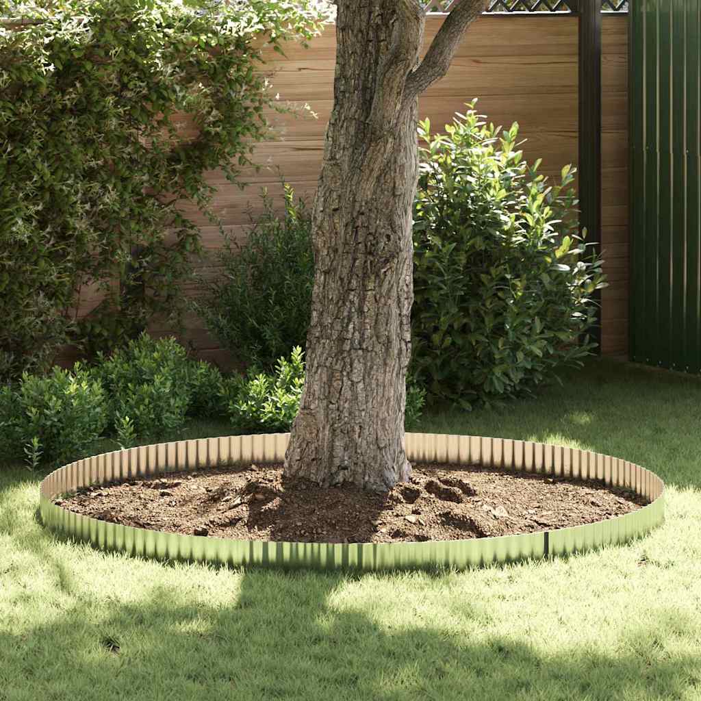 Plænens Kante 1000 x 15 x 0,03 cm Galvaniseret stål Sølv