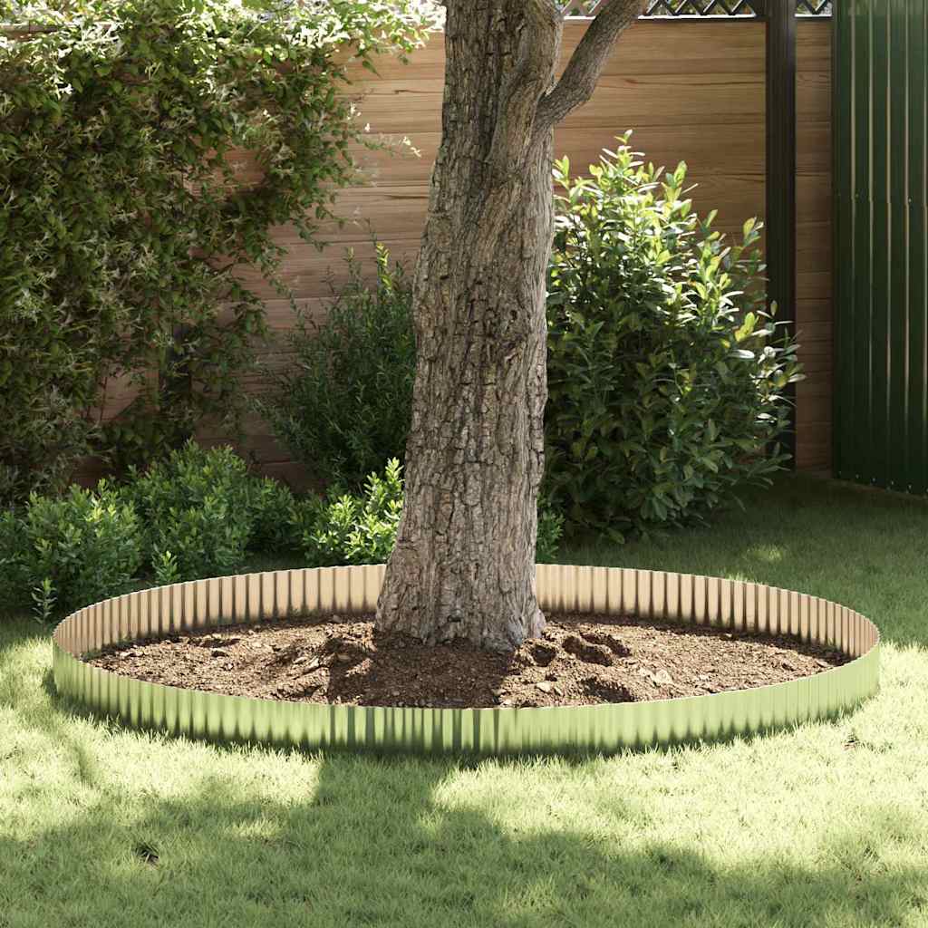 Plænens Kante 1000 x 20 x 0,03 cm Galvaniseret stål Sølv