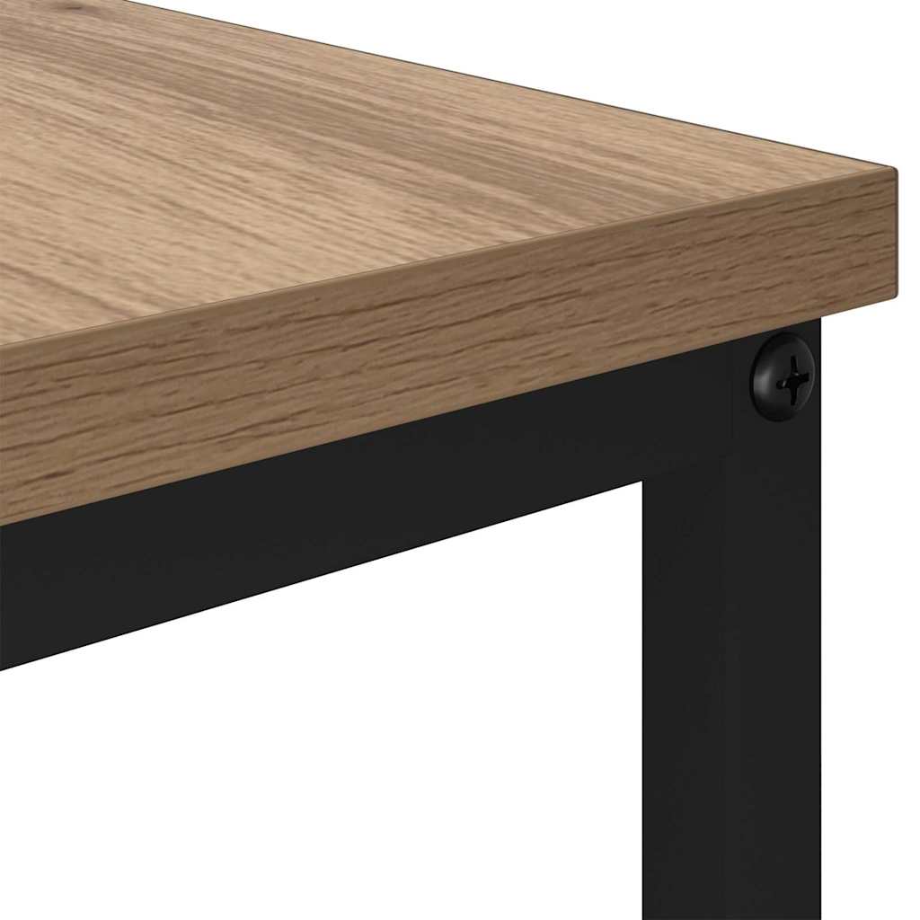 Sofabord artisan eg 100 x 51 x 45 cm Konstrueret træ