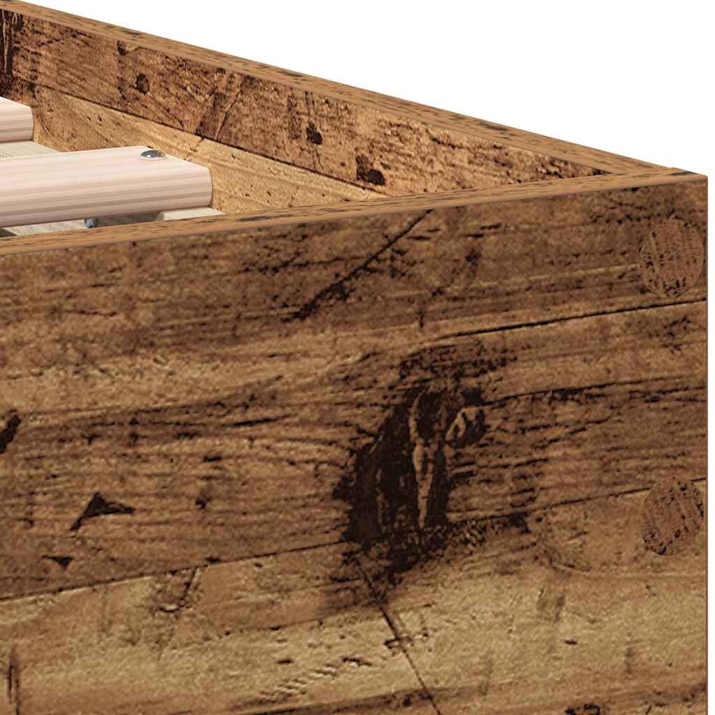 Sengestel Gammelt træ 203 x 95 x 70 cm Konstrueret træ