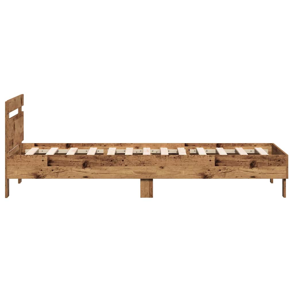 Sengestel Gammelt træ 203 x 95 x 70 cm Konstrueret træ