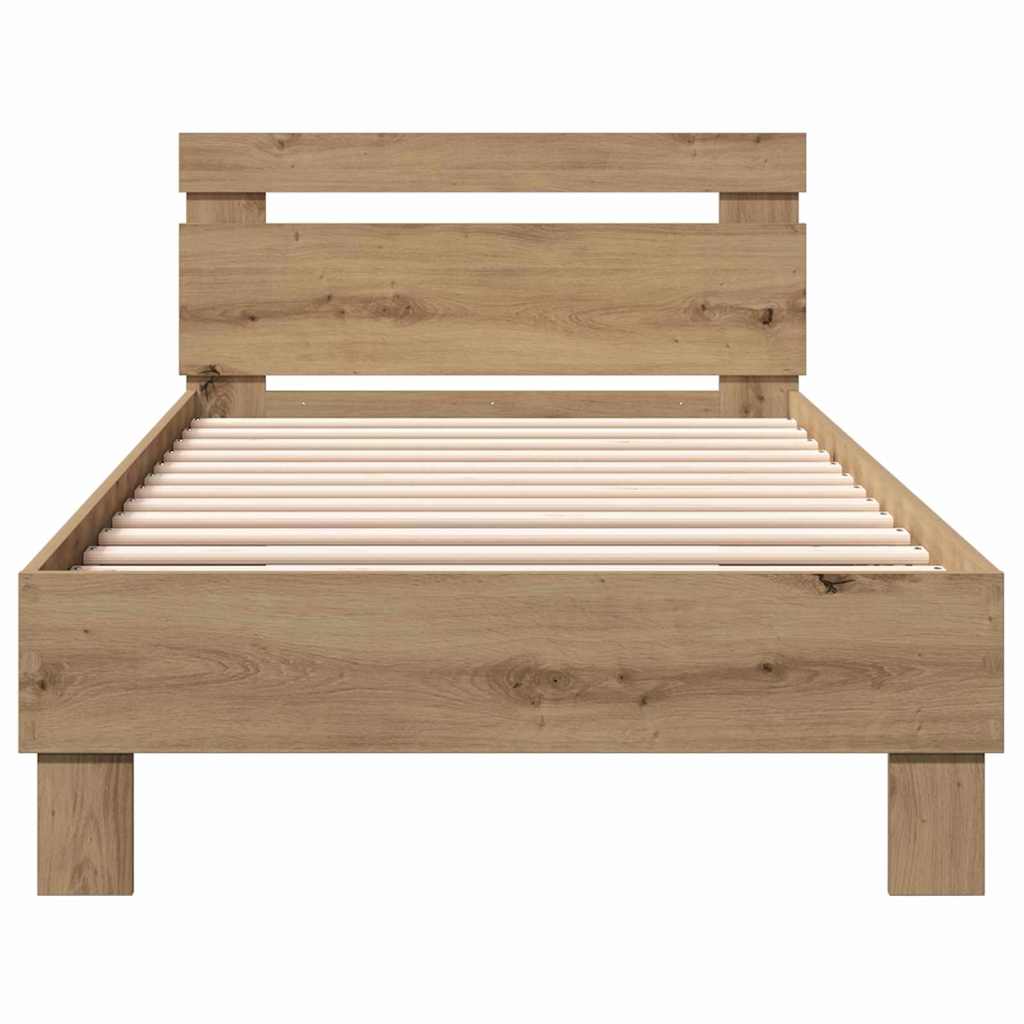 Sengestel Artisan Egetræ 203 x 95 x 70 cm Konstrueret træ