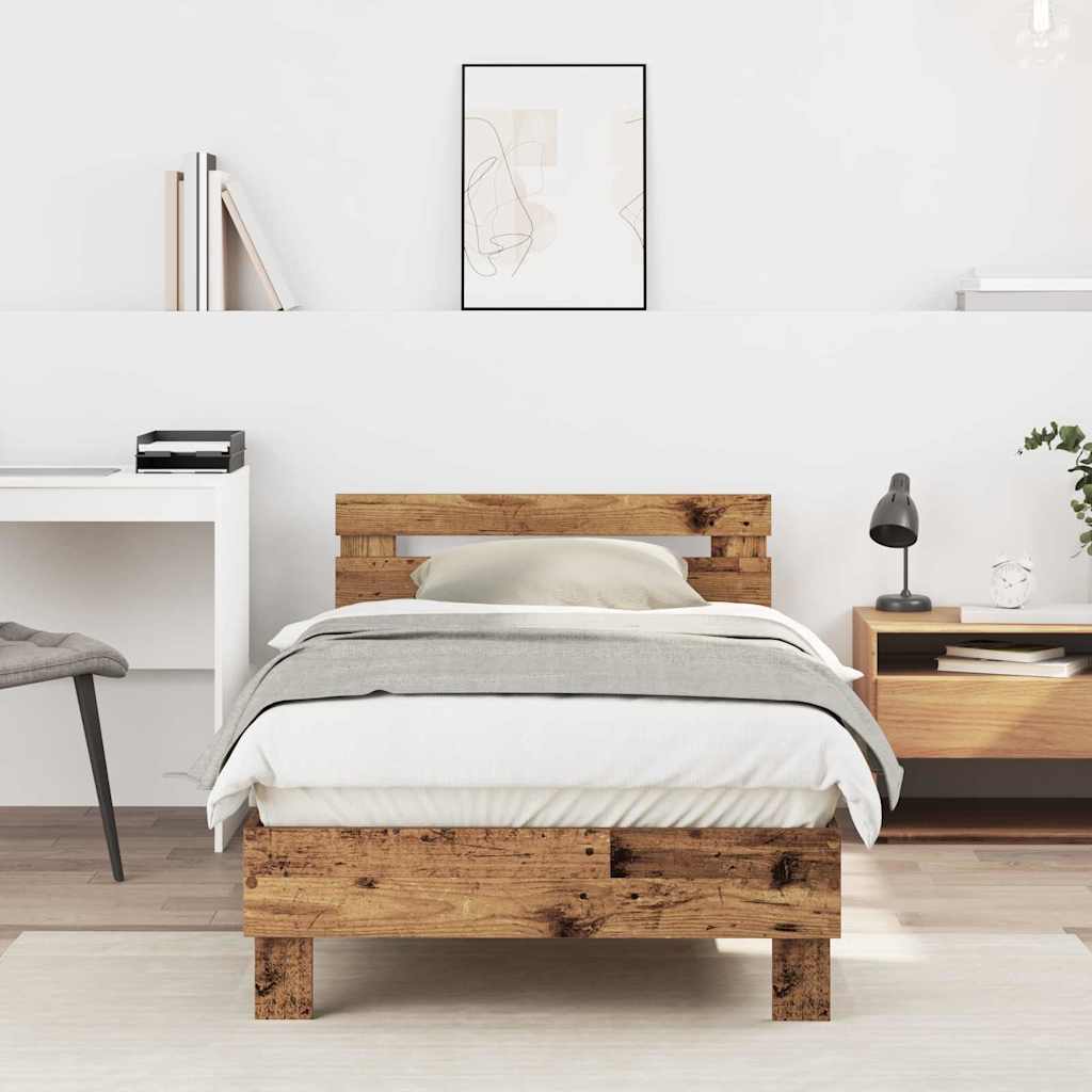 Sengestel Gammelt træ 193 x 95 x 88 cm Konstrueret træ