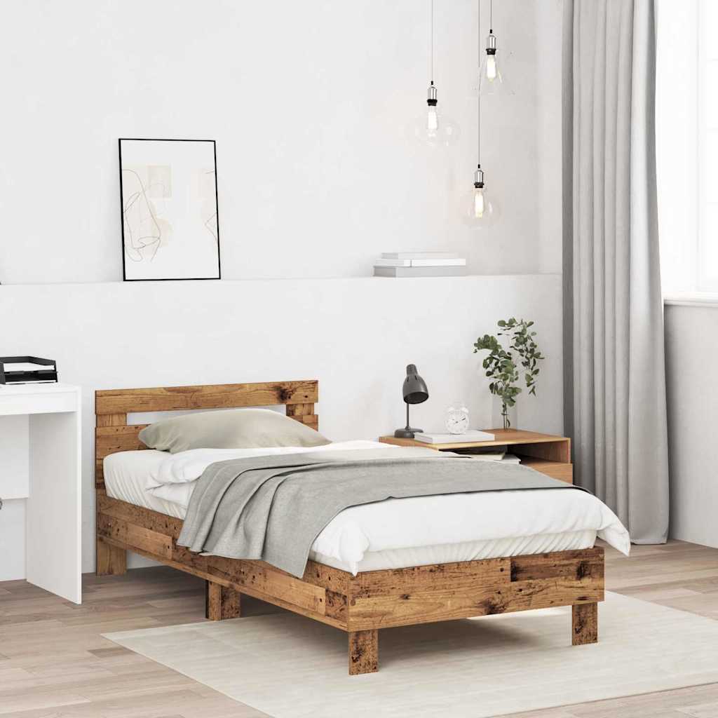 Sengestel Gammelt træ 193 x 95 x 88 cm Konstrueret træ