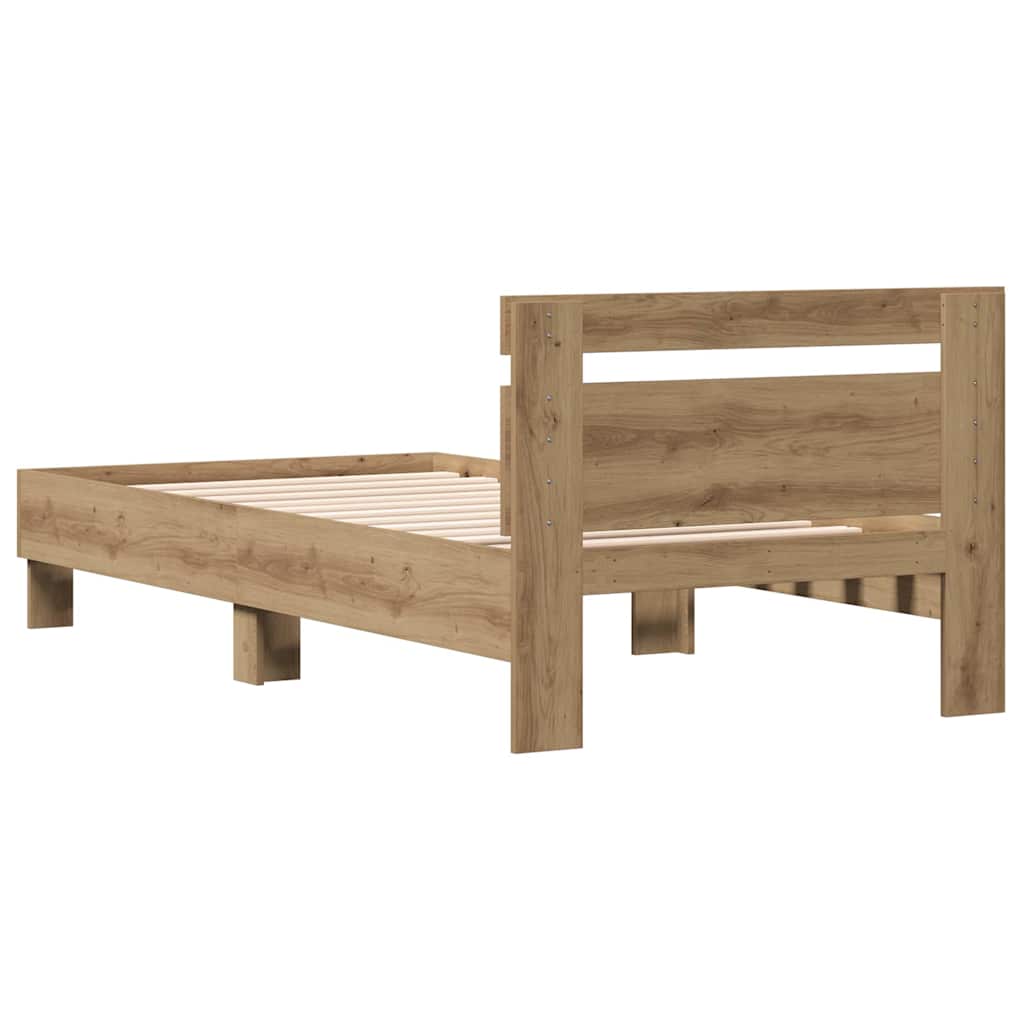 Sengestel Artisan Egetræ 193 x 95 x 88 cm Konstrueret træ