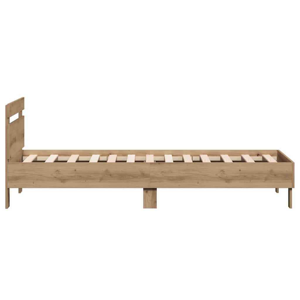 Sengestel Artisan Egetræ 193 x 95 x 88 cm Konstrueret træ