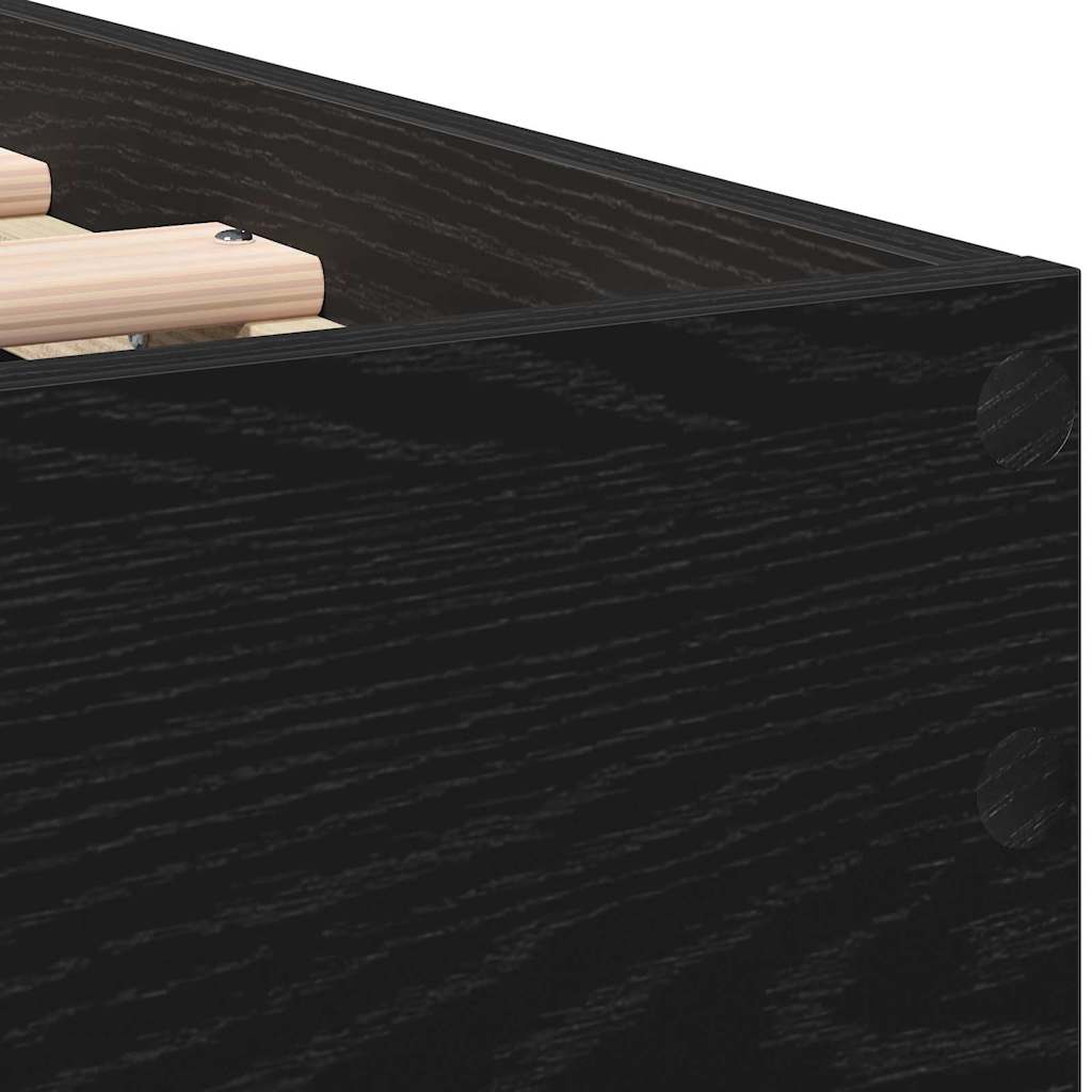 Sengestel Sort eg 193 x 95 x 88 cm Konstrueret træ
