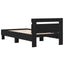 Sengestel Sort eg 193 x 95 x 88 cm Konstrueret træ