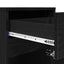 LED Sengeskab 2 stk. Sort eg 38 x 34 x 61 cm Konstrueret træ