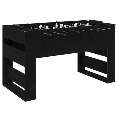 Fodboldbord Sort Eg 146,5 x 74 x 85 cm Konstrueret træ