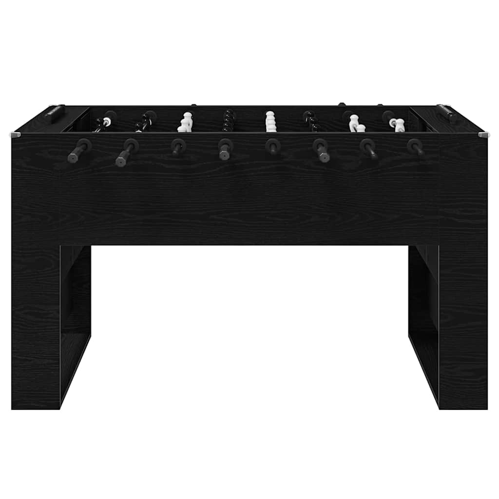 Fodboldbord Sort Eg 146,5 x 74 x 85 cm Konstrueret træ