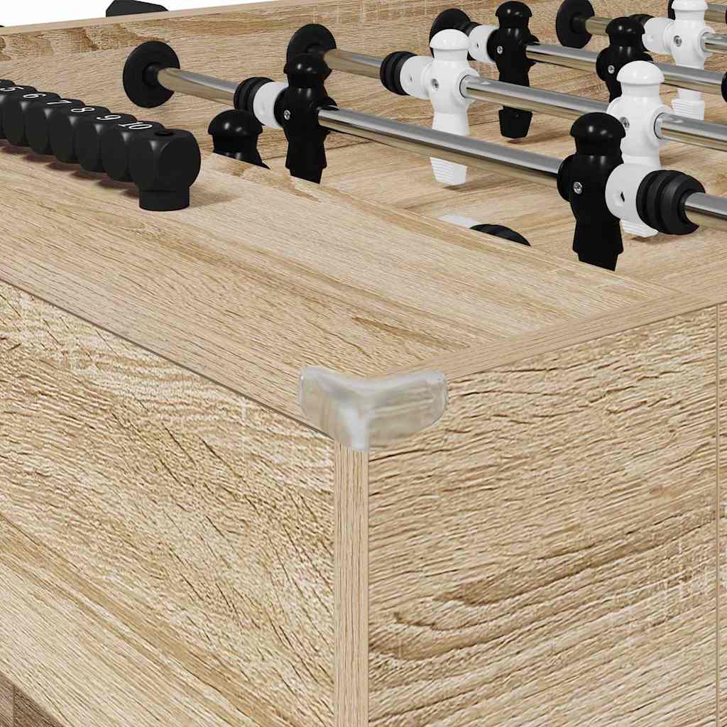 Fodboldbord Sonoma eg 146,5 x 74 x 85 cm Konstrueret træ