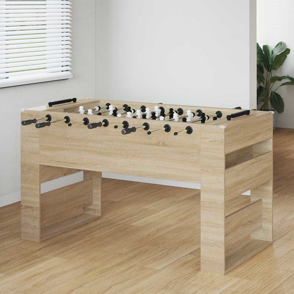 Fodboldbord Sonoma eg 146,5 x 74 x 85 cm Konstrueret træ