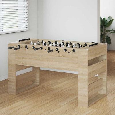 Fodboldbord Sonoma eg 146,5 x 74 x 85 cm Konstrueret træ