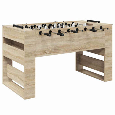Fodboldbord Sonoma eg 146,5 x 74 x 85 cm Konstrueret træ