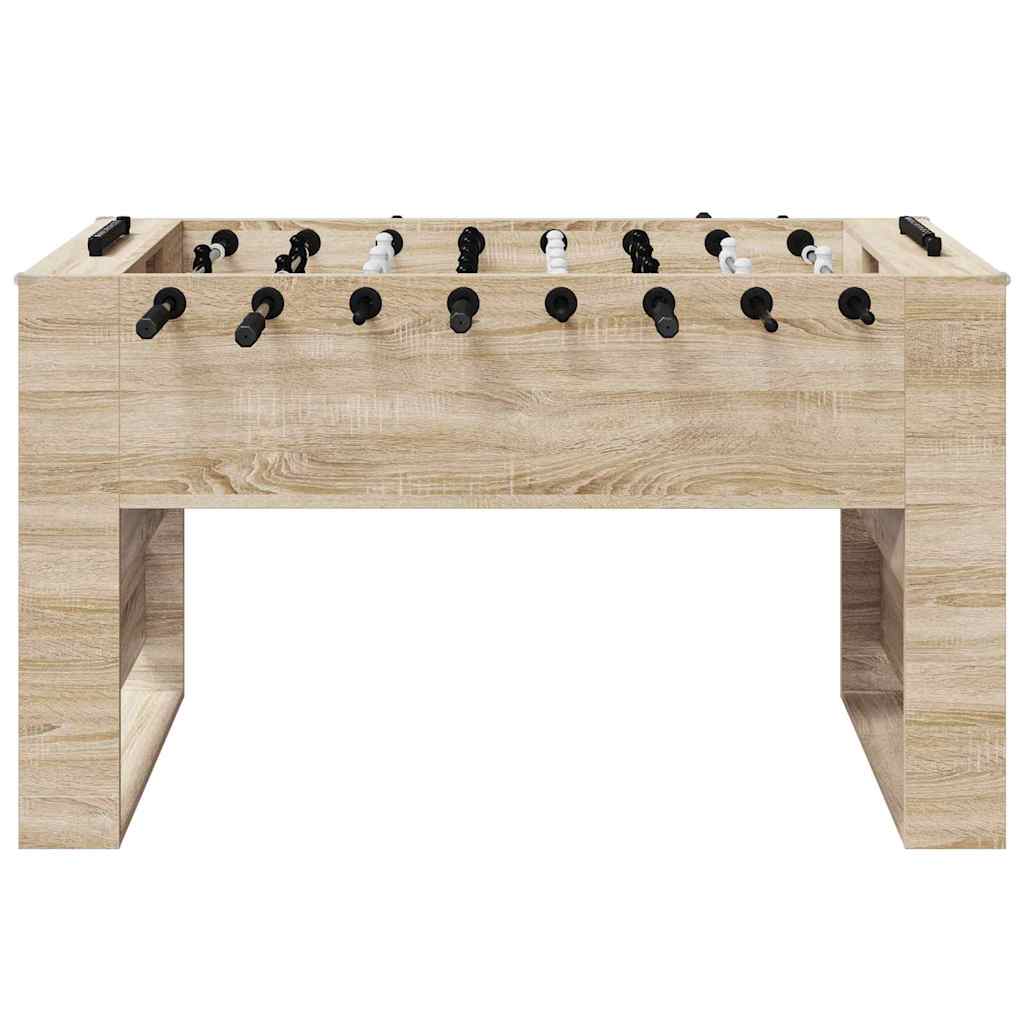 Fodboldbord Sonoma eg 146,5 x 74 x 85 cm Konstrueret træ