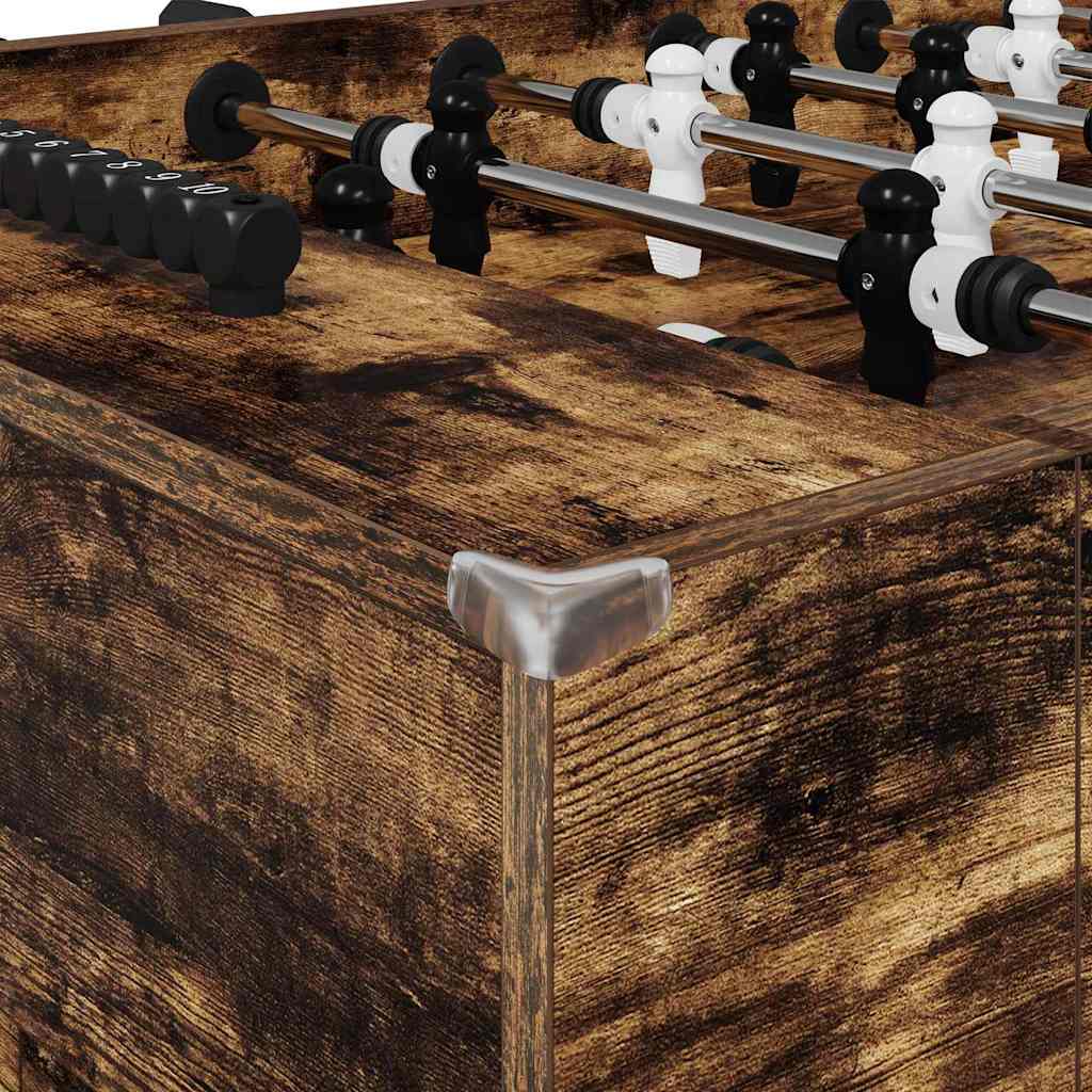 Fodboldbord Røget Eg 146,5 x 74 x 85 cm Konstrueret træ