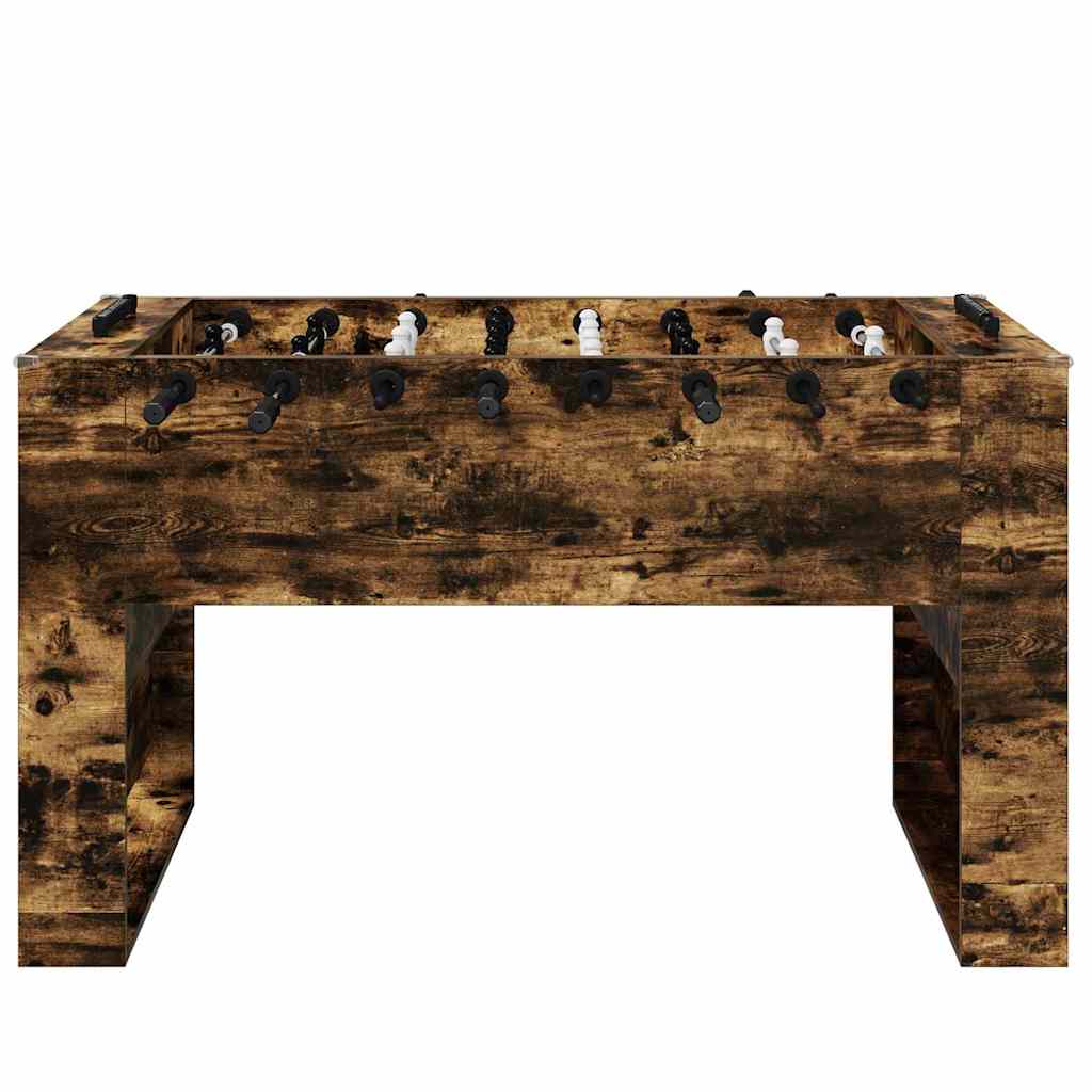 Fodboldbord Røget Eg 146,5 x 74 x 85 cm Konstrueret træ