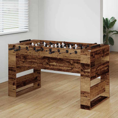 Fodboldbord Gammelt træ 146,5 x 74 x 85 cm Konstrueret træ
