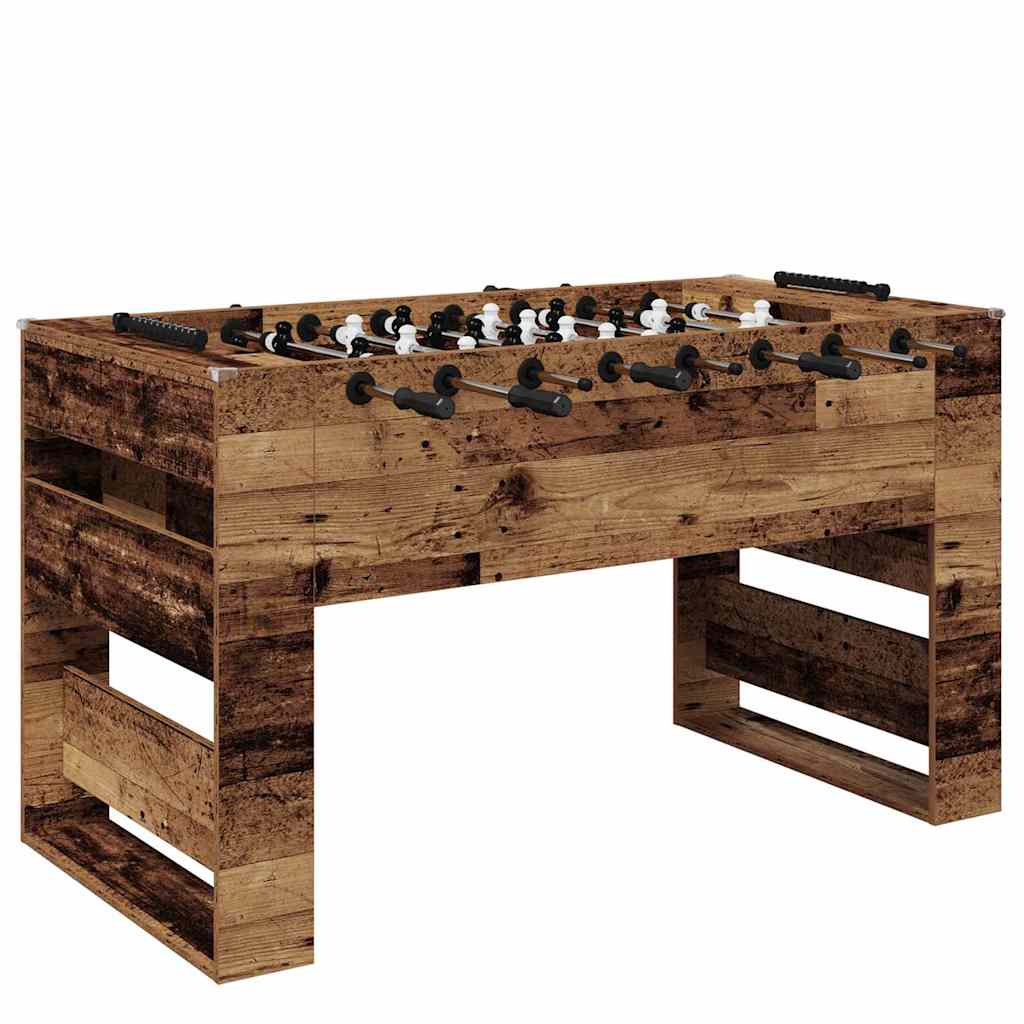 Fodboldbord Gammelt træ 146,5 x 74 x 85 cm Konstrueret træ