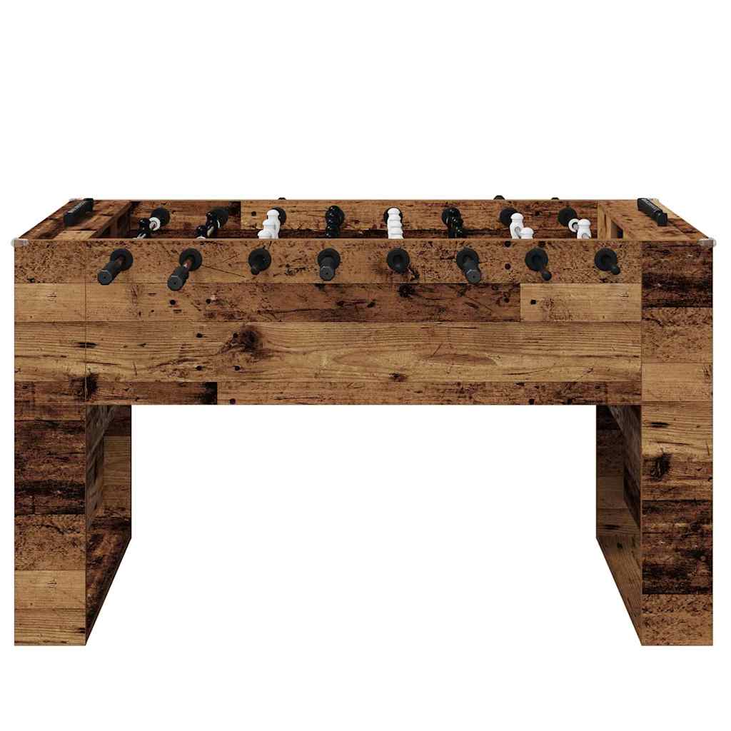 Fodboldbord Gammelt træ 146,5 x 74 x 85 cm Konstrueret træ