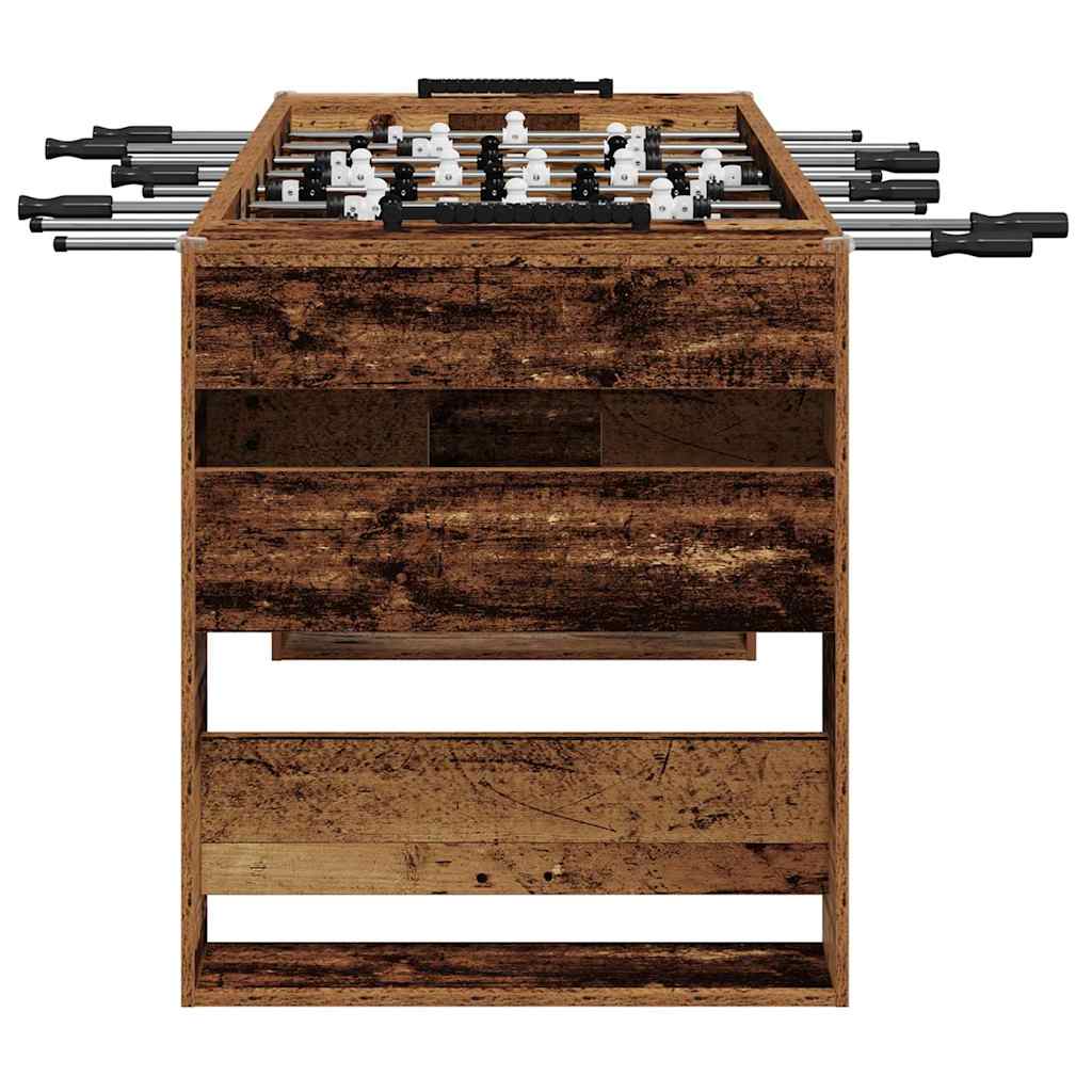 Fodboldbord Gammelt træ 146,5 x 74 x 85 cm Konstrueret træ