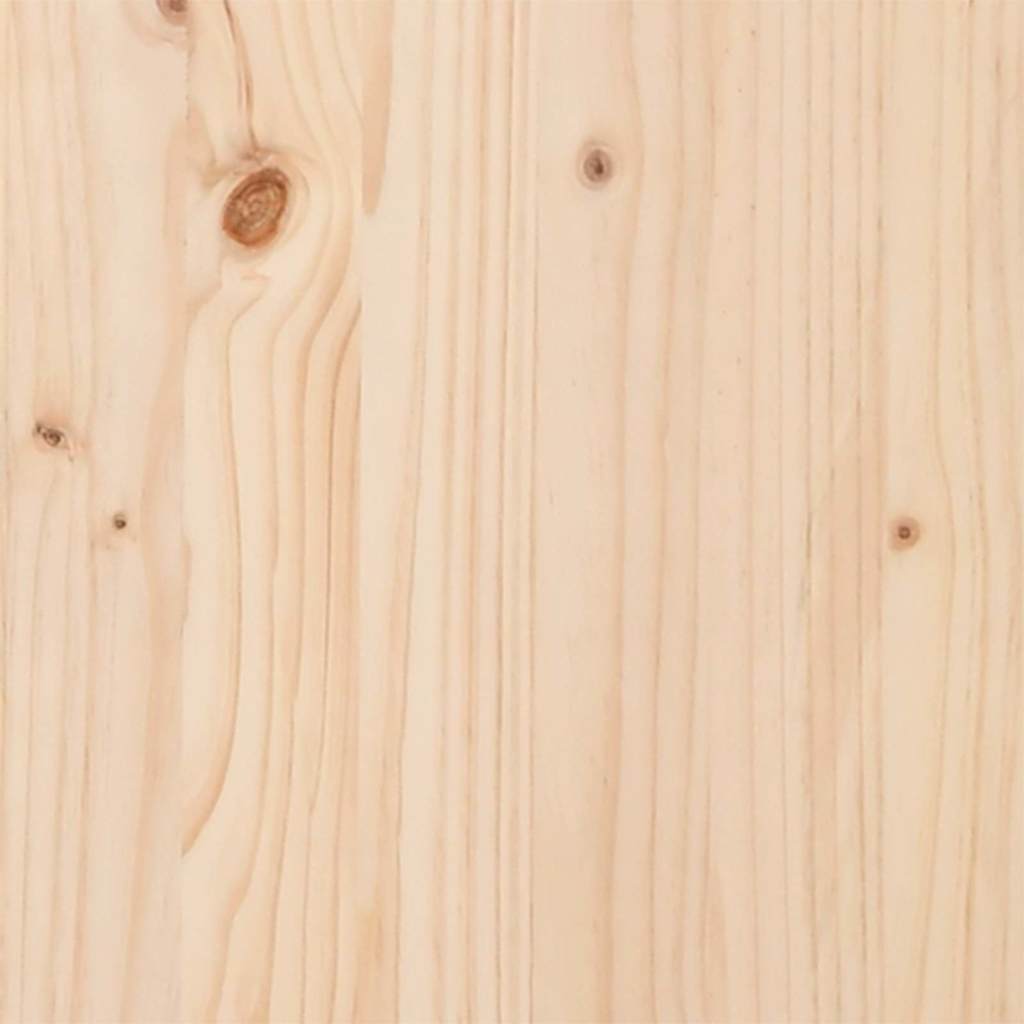 Sengestel Naturfarvet 140 x 190 cm Massiv fyrretræ