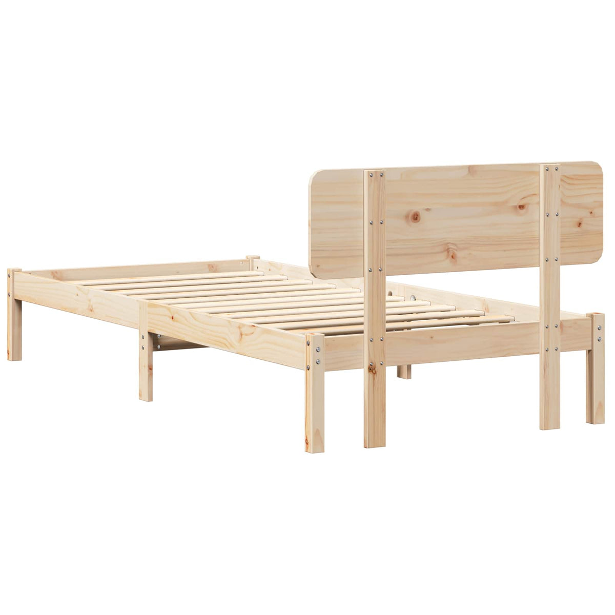Sengestel Naturfarvet 90 x 190 cm Massiv fyrretræ