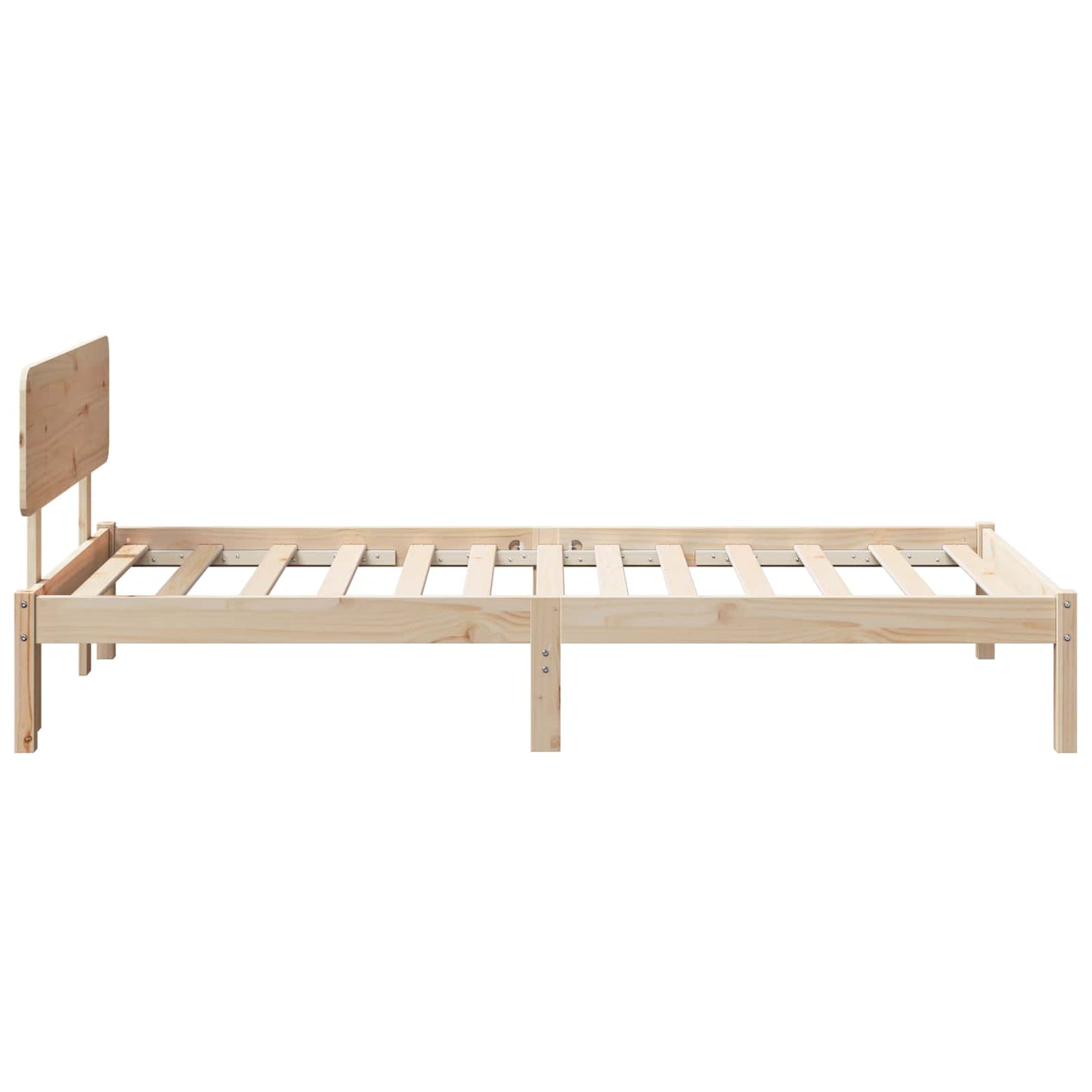 Sengestel Naturfarvet 90 x 190 cm Massiv fyrretræ