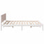 Sengestel Hvid 140 x 200 cm Massivt fyrretræ