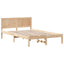 Sengestel Brun 120 x 190 cm Massivt fyrretræ