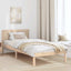 Sengestel Brun 90 x 190 cm Massivt fyrretræ
